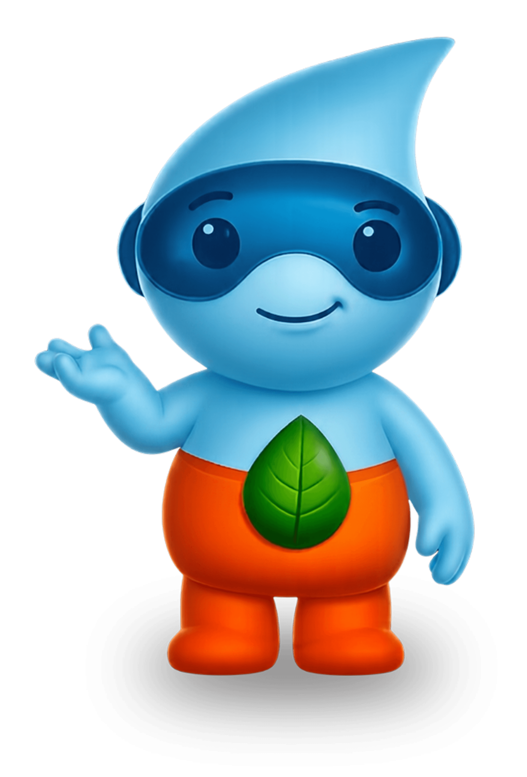 Guto, mascote do Projeto Saneamento Vivo